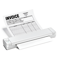 Inkless Mini Printer – Wireless, Portable & Rechargeable