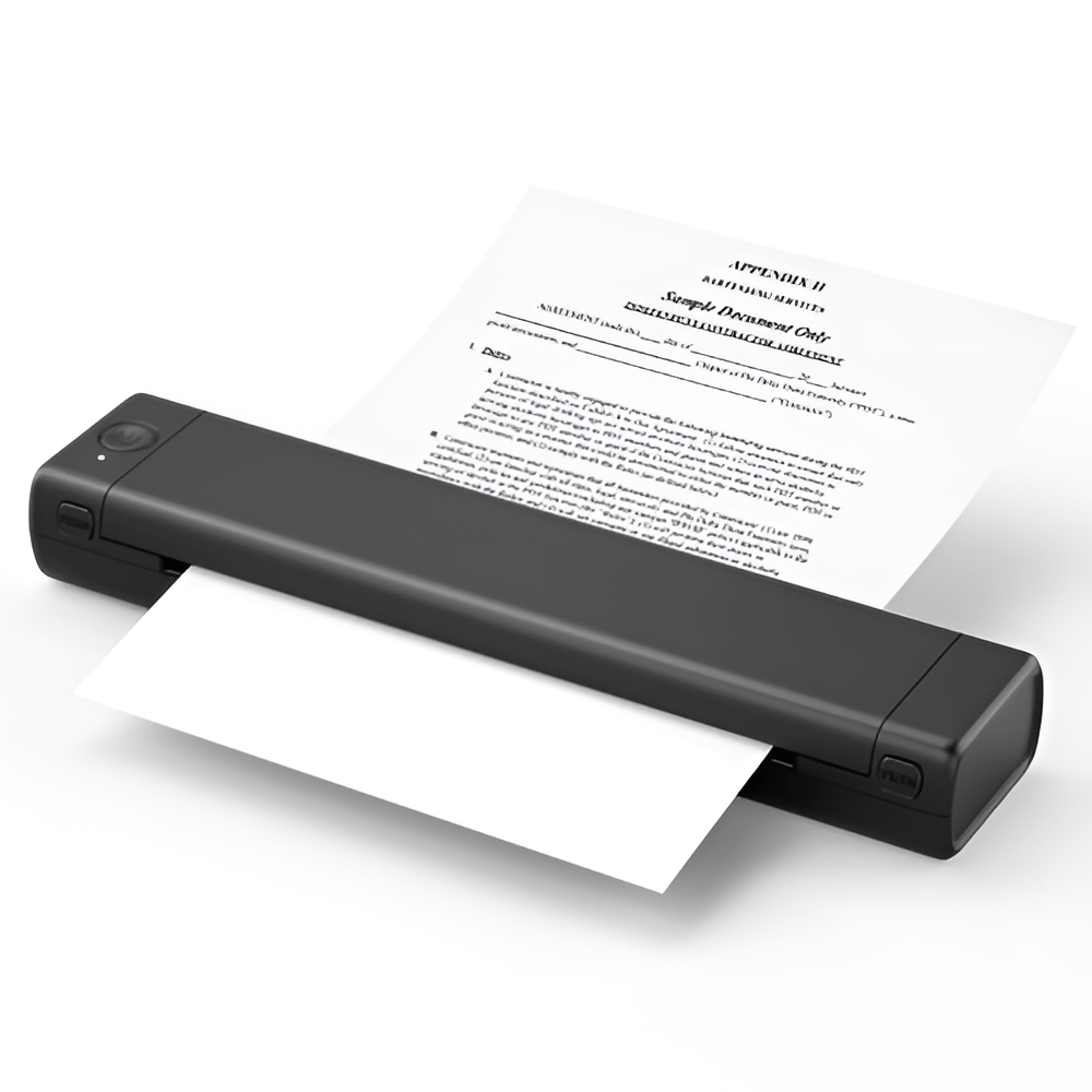 Inkless Mini Printer – Wireless, Portable & Rechargeable