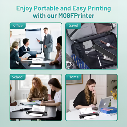 Inkless Mini Printer – Wireless, Portable &amp; Rechargeable